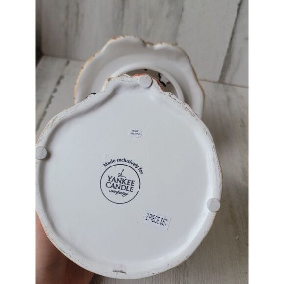 Yankee Candle ceramic witch cauldron holder Halloween star moon - Picture 11 of 11